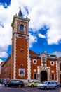 The facade of the ÃÂhurch Padres Paules. Seville, Andalusia, Spain.